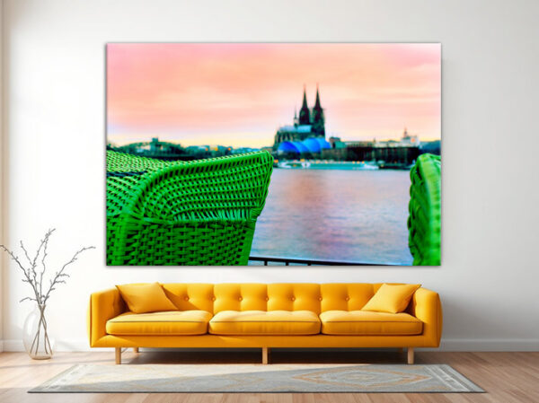 KPLO_011_Domkoerbchen-Strandkorb-und-Dom-am-Rheinufer-Wandansicht-2