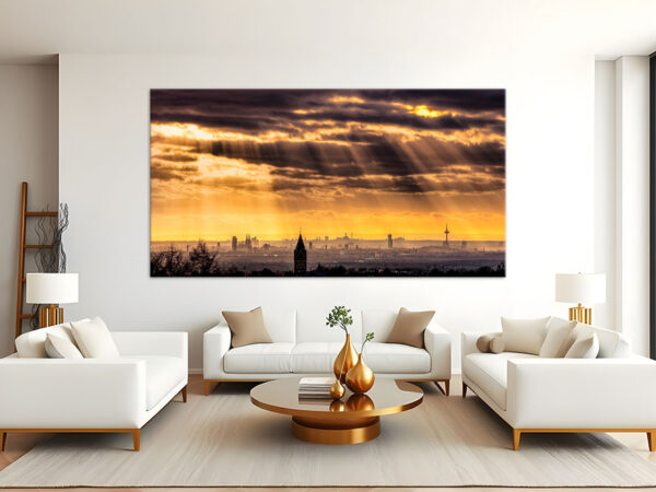 KPML_007_Abendstimmung-Koelner-Bucht_Skyline-von-Koeln_Wandansicht-7