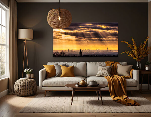 KPML_007_Abendstimmung-Koelner-Bucht_Skyline-von-Koeln_Wandansicht-3