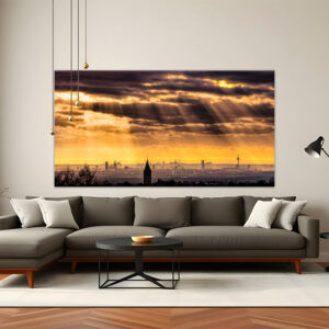 KPML_007_Abendstimmung-Koelner-Bucht_Skyline-von-Koeln_Wandansicht-2