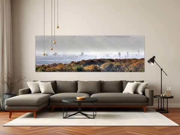 KPRS_001_Skyline-von-Koeln-an-einem-regnerischen-Tag_Wandansicht-2