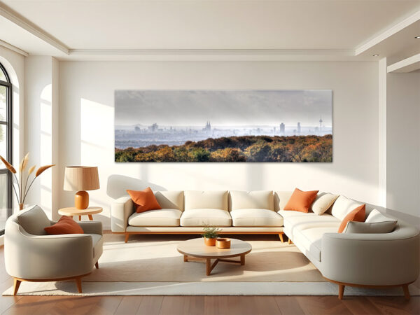 KPRS_001_Skyline-von-Koeln-an-einem-regnerischen-Tag_Wandansicht-4