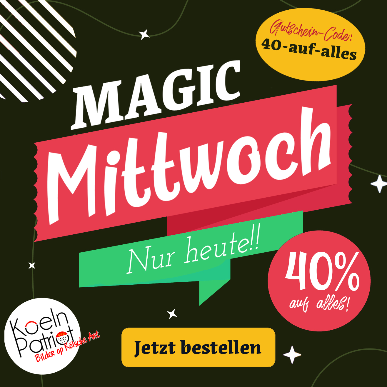 Magic-Mittwoch-40-Prozent-auf-alles-Popup