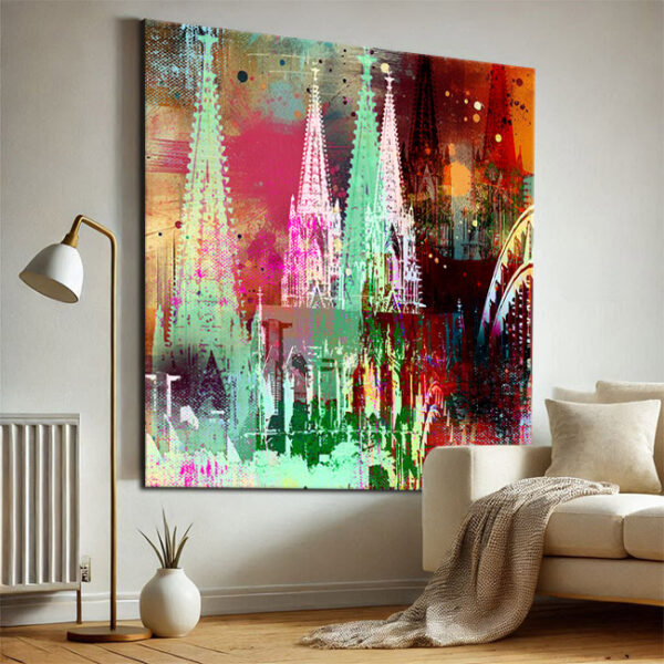 KPF_028_Alaaf-op-dr-Dom-Koelner-Domspitzen-Popart-1-Wandansicht-4