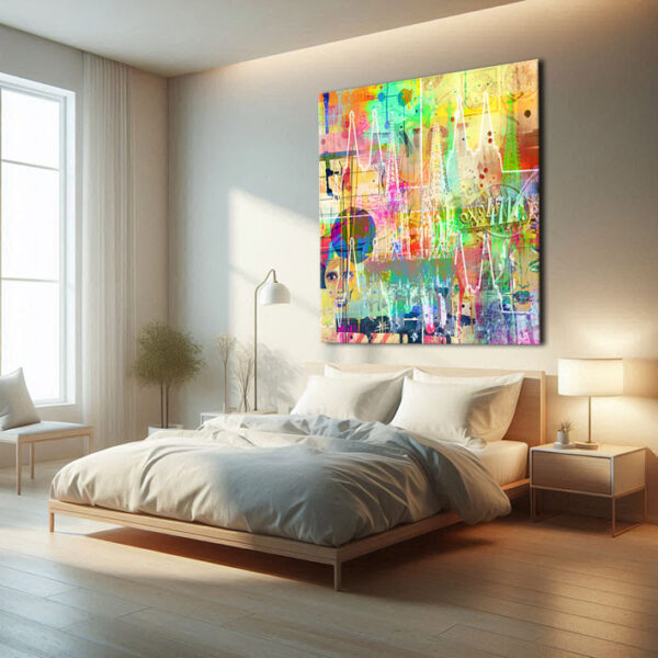KPF_030_Puls-der-Stadt_Koeln-Pop-Art-Druck-farbenfroh_Wandansicht-4
