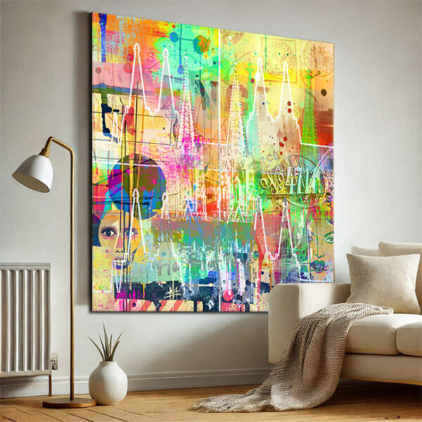 KPF_030_Puls-der-Stadt_Koeln-Pop-Art-Druck-farbenfroh_Wandansicht-6