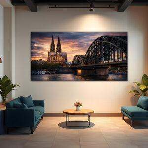 KPSU_002_Heimkumme_Dom-mit-Hohenzollernbruecke-Sonnenuntergang-Wandansicht-6